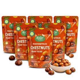 Nutjoi roasted chestnuts ready to eat, convenient and naturally sweet