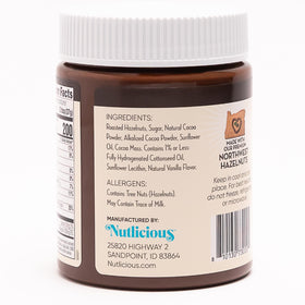 Nutlicious Hazelnut Dark Cocoa Spread on toast ready for breakfast.