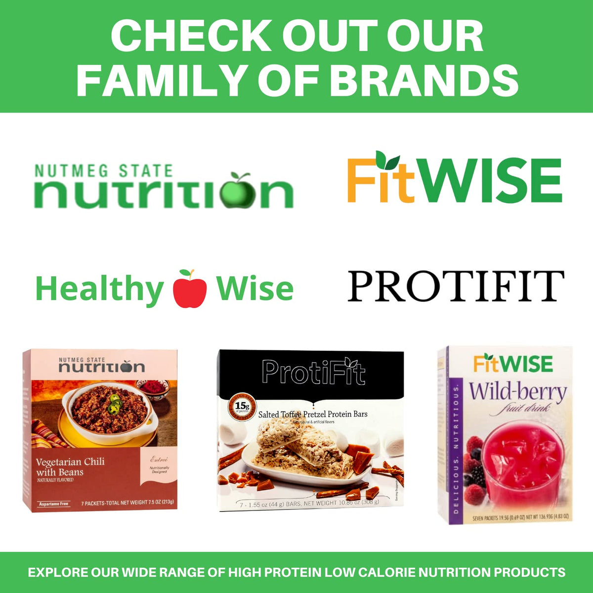 Nutmeg State Nutrition grape fruit drink nutrition facts panel communicates protein and carb details.