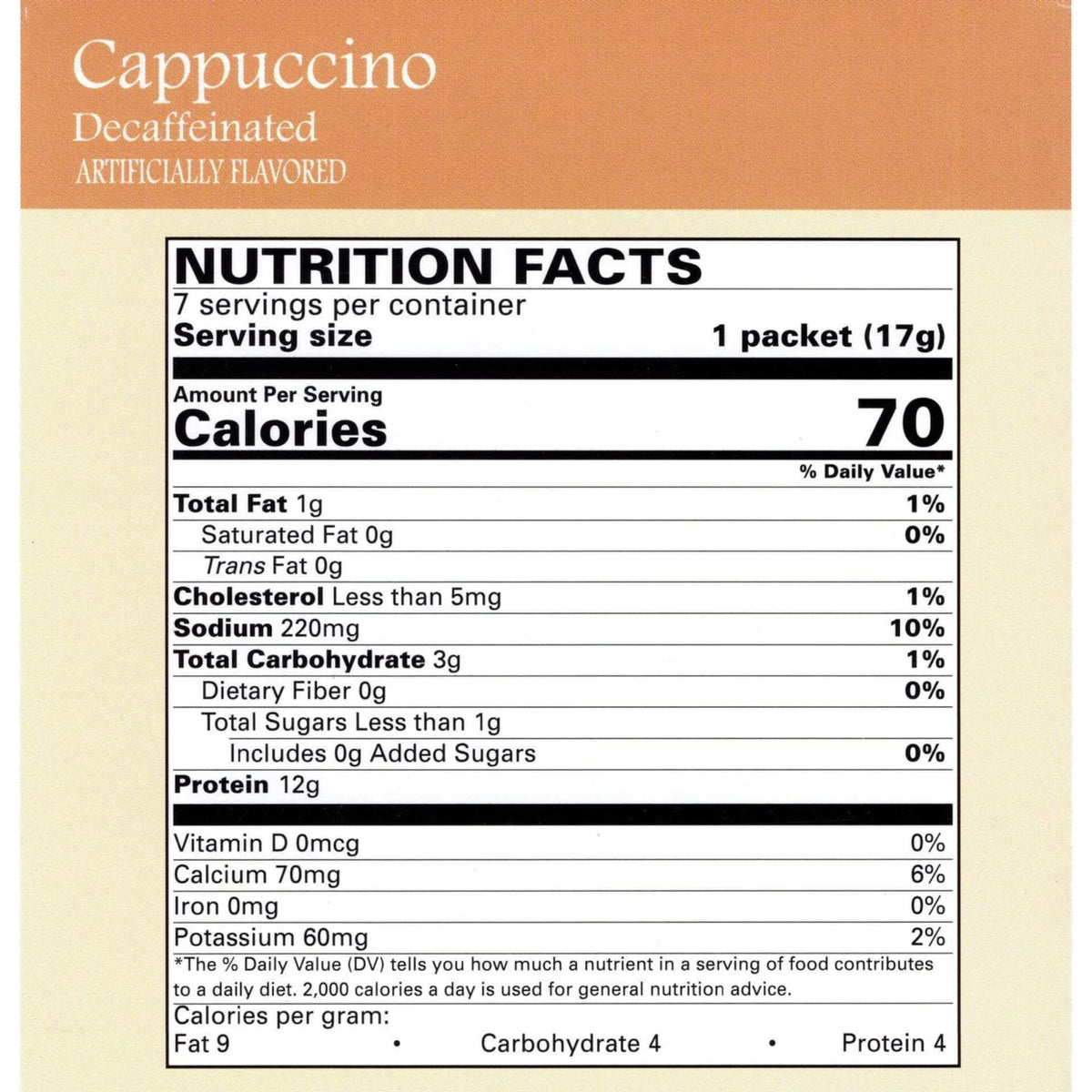Nutmeg State Nutrition cappuccino cup steam shows decaf, keto-friendly indulgence.