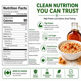Nutmeg State Nutrition maple brown sugar oatmeal bowl highlighting creamy texture