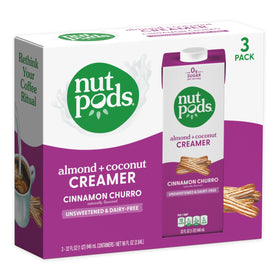 nutpods 32oz 3-pack packaging on pantry shelf