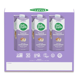 nutpods toasted marshmallow unsweetened creamer 32oz 3-pack ready for daily use