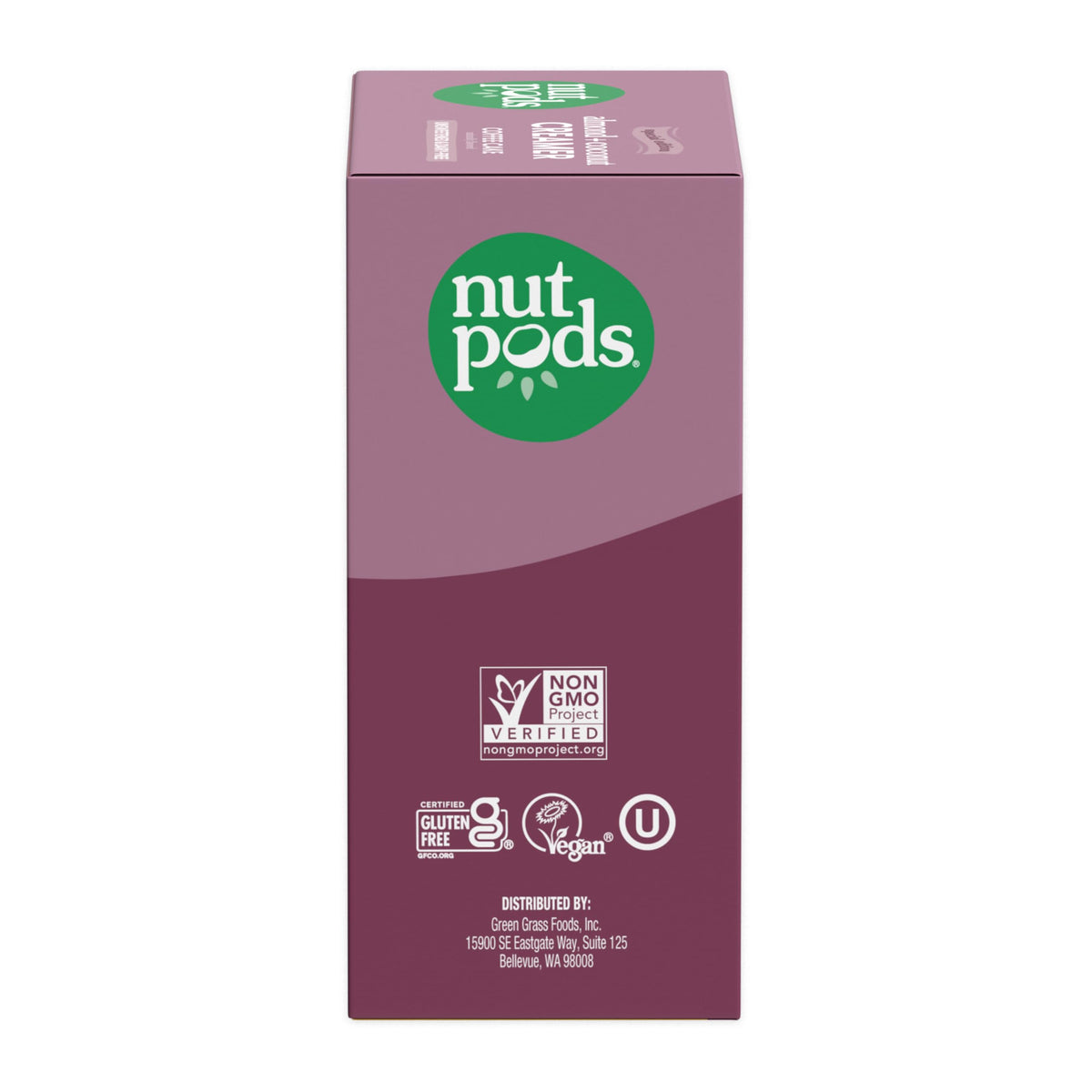 nutpods almond and coconut base for unsweetened, dairy-free flavor.