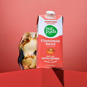 nutpods Cinnamon Swirl creamer pantry storage highlights shelf life