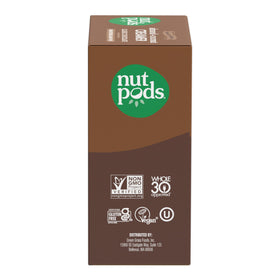 nutpods Classic Chocolate creamer on pantry shelf ready for daily use