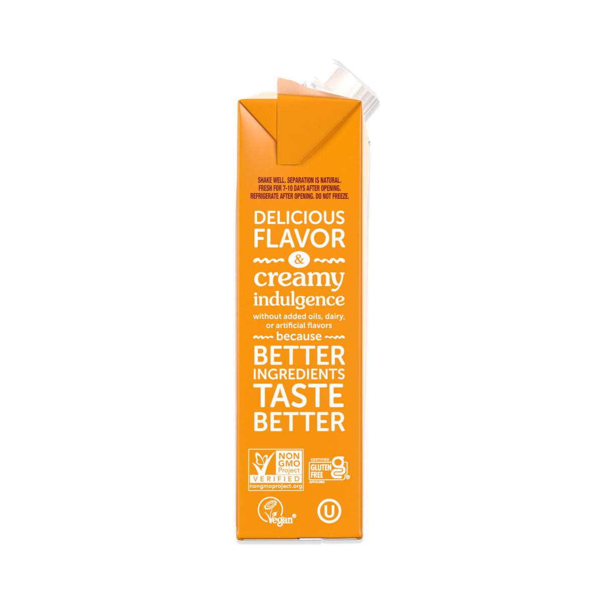 nutpods Cookie Butter 12-pack box shelves in pantry