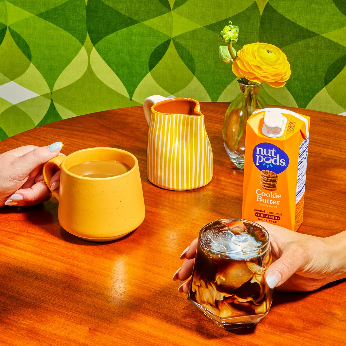 nutpods Cookie Butter non dairy creamer foam topping elevates morning coffee ritual