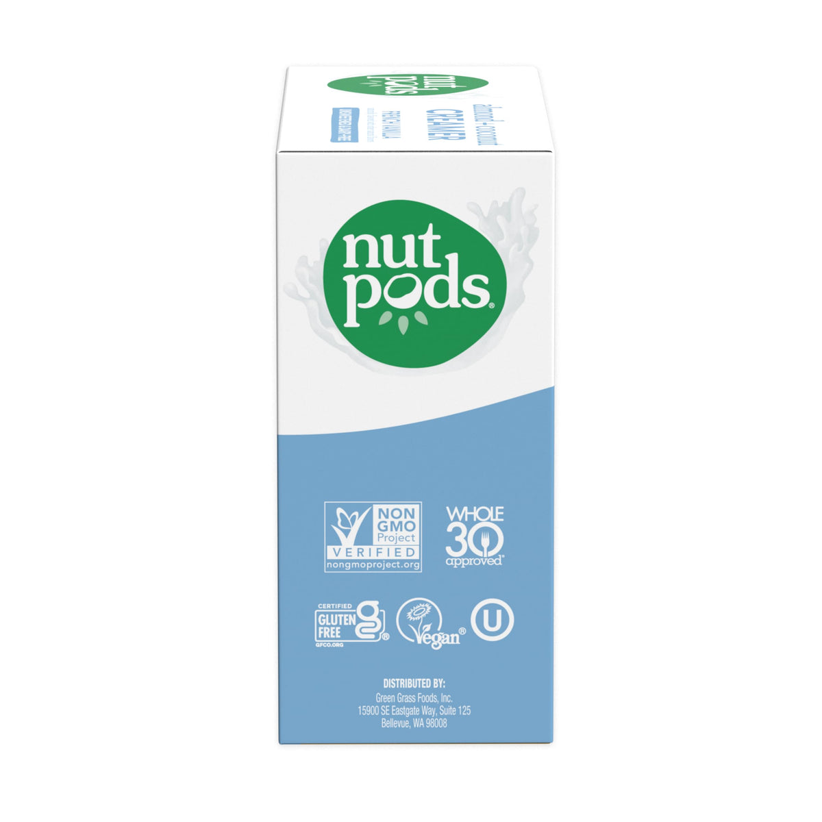 nutpods French Vanilla Creamer ingredients almond coconut close-up for dairy-free sourcing