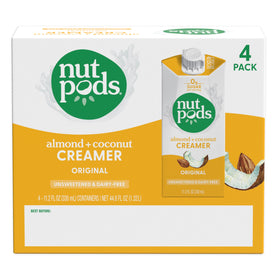 nutpods Original Creamer bottle and label highlight keto-friendly, sugar-free, dairy-free option