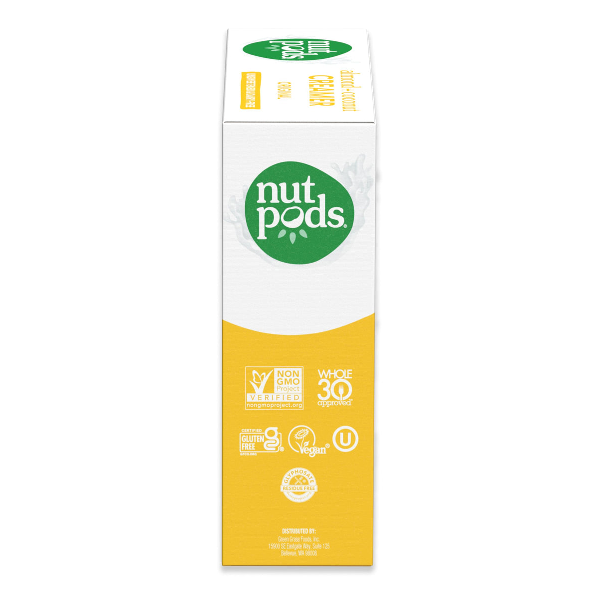 nutpods Original Unsweetened pantry-ready carton for keto and Whole 30 friendly mornings
