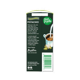 nutpods pistachio ingredients highlight almond and coconut base.