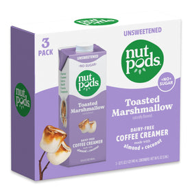 nutpods toasted marshmallow unsweetened creamer pantry shelf image keto-friendly option