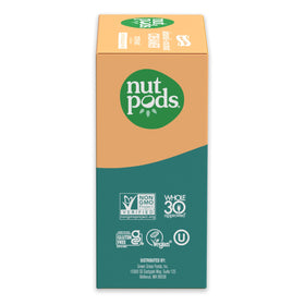 nutpods Toffee Nut packaging indicates 11.2 oz shelf-stable containers