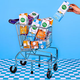 Nutpods unsweetened French Vanilla creamer front view, convenient dairy-free option.