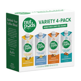nutpods variety pack original bottle showcases dairy-free creamer for keto and Whole30 friendly coffee