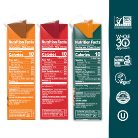 nutpods Winter Collection Peppermint Mocha pour adds creamy, sugar-free flavor to coffee.