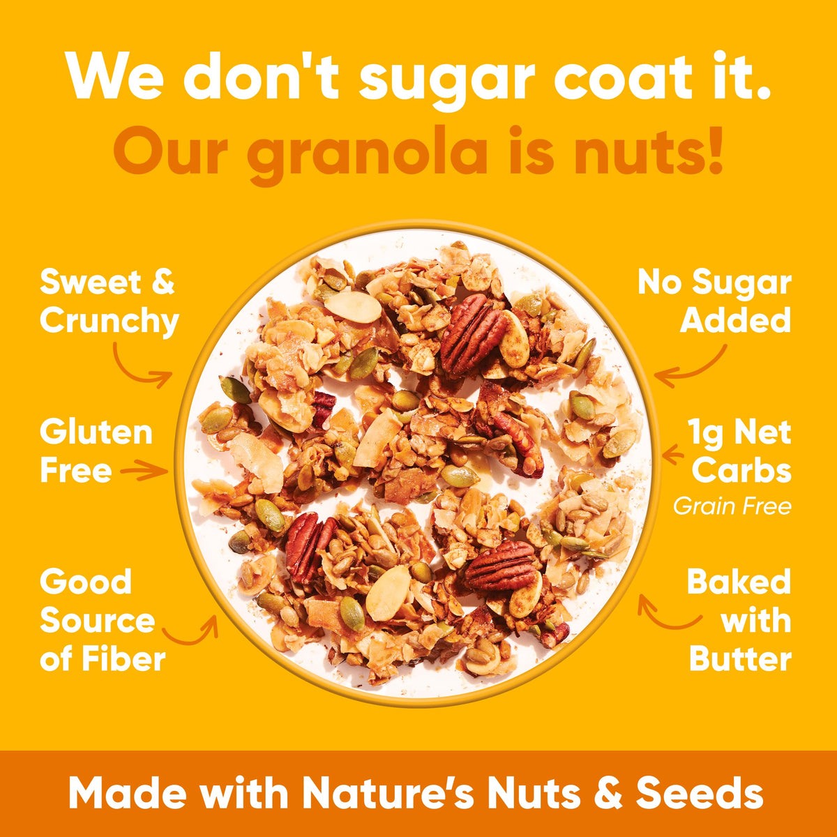 On-the-go NuTrail Honey Nut Granola snack pack