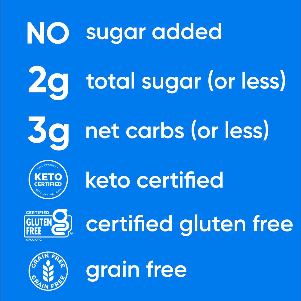 NuTrail Nut Granola cereal pouring into bowl highlighting low carb crunch