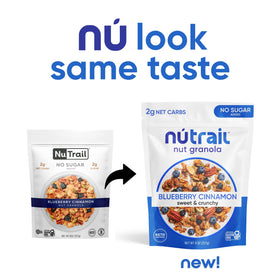 NuTrail Nut Granola closeup of roasted nuts and spice hints