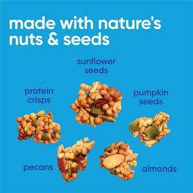 NuTrail Protein Nut Granola close-up reveals crunchy texture