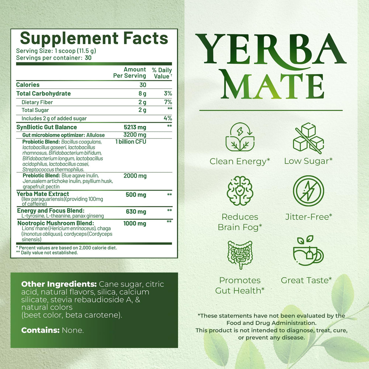 Nutratology Yerba Mate Instant Tea Peach Pomelo cup for quick focus.