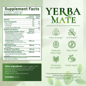 Nutratology Yerba Mate Instant Tea Peach Pomelo cup for quick focus.