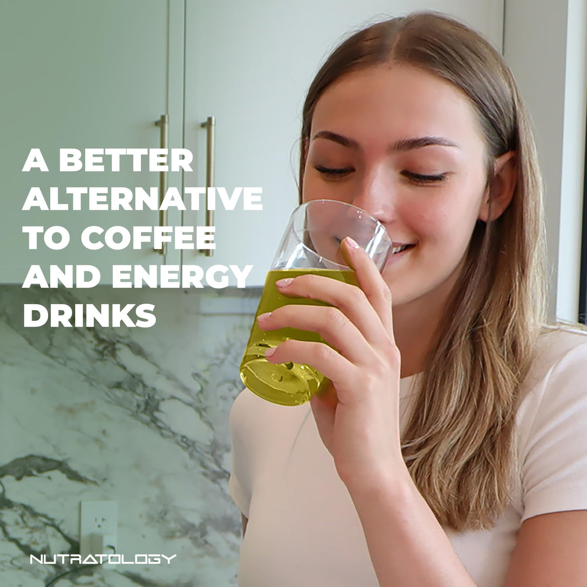 Nutratology Yerba Mate Instant Tea Powder energy focus close-up