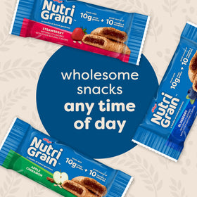 Nutri-Grain bars during road trip, convenient fueling