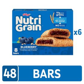 Nutri-Grain Soft Baked Blueberry Bars tucked in a backpack for busy mornings.
