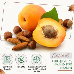 Nutri Nibblers certified organic non-GMO kernels with clean ingredients