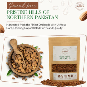 Nutri Nibblers organic apricot kernels raw and pure for nutrient-dense mornings