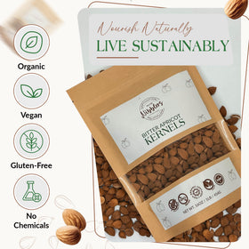 Nutri Nibblers bitter apricot kernels rich in vitamin B17 and healthy fats
