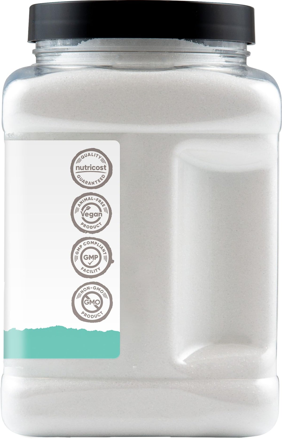 Nutricost 2.5 lbs packaging showcases convenient bottle for home use