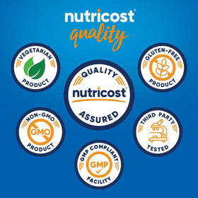 Nutricost Allulose measuring spoon for precise 1:1.3 sugar substitution.
