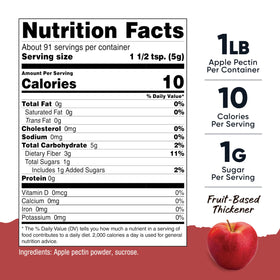 Nutricost apple pectin powder blends into jam recipes for a smooth set.