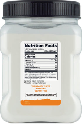 Nutricost Baking Soda 2lbs toothpaste use, supports daily oral care.