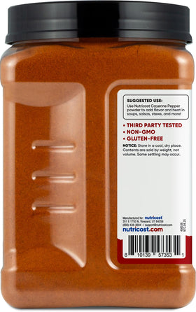 Label close-up shows vegan, gluten-free and GMO-free ingredients