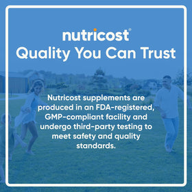 Vegan and gluten-free capsules support dietary preferences.