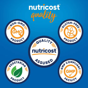 Nutricost Coconut Oil Powder jar in pantry for gluten-free cooking.