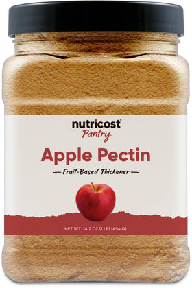 Nutricost Pantry Apple Pectin Powder in 1 lb container for jams and jellies.