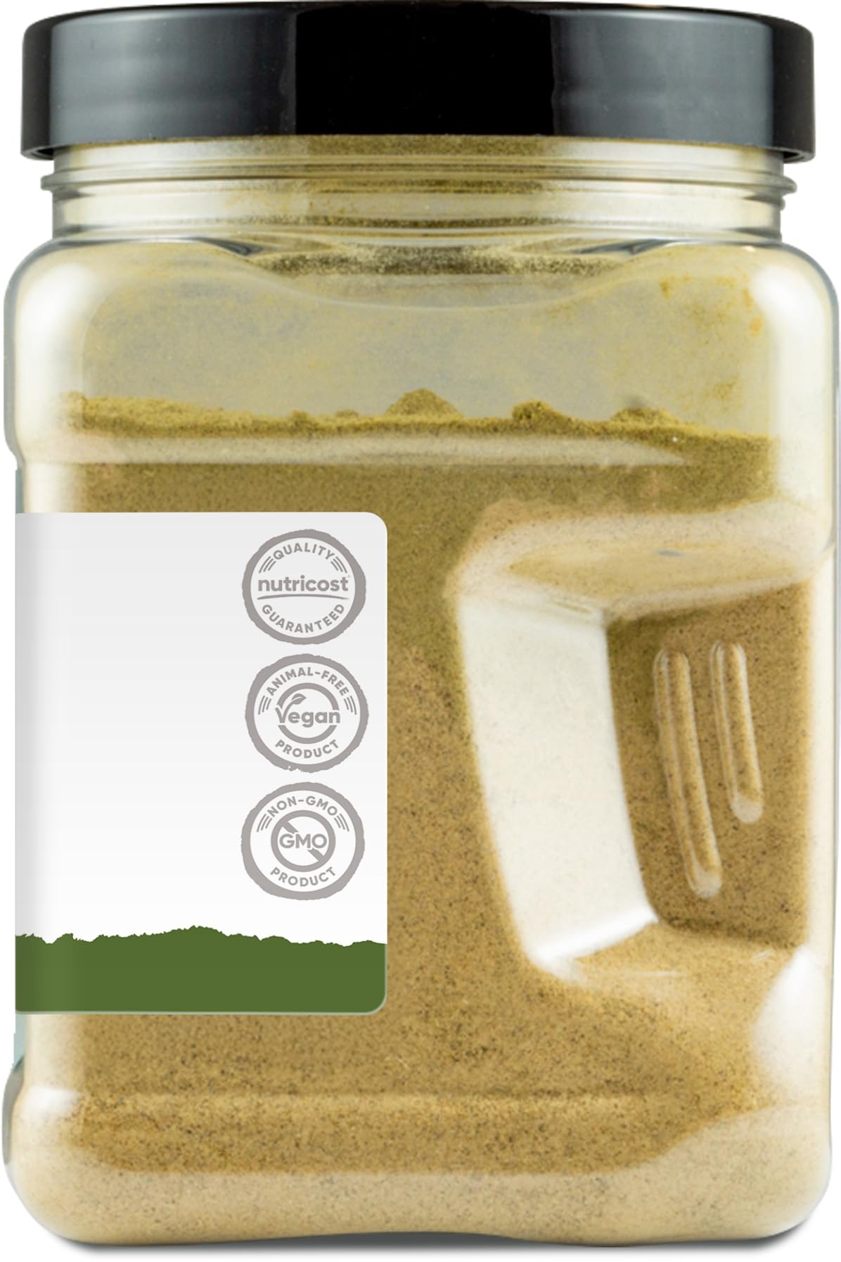 Nutricost Pantry Jalapeño Powder label indicating 454 servings.
