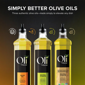 Nutrioli Oli bottle used for dressings and marinades.
