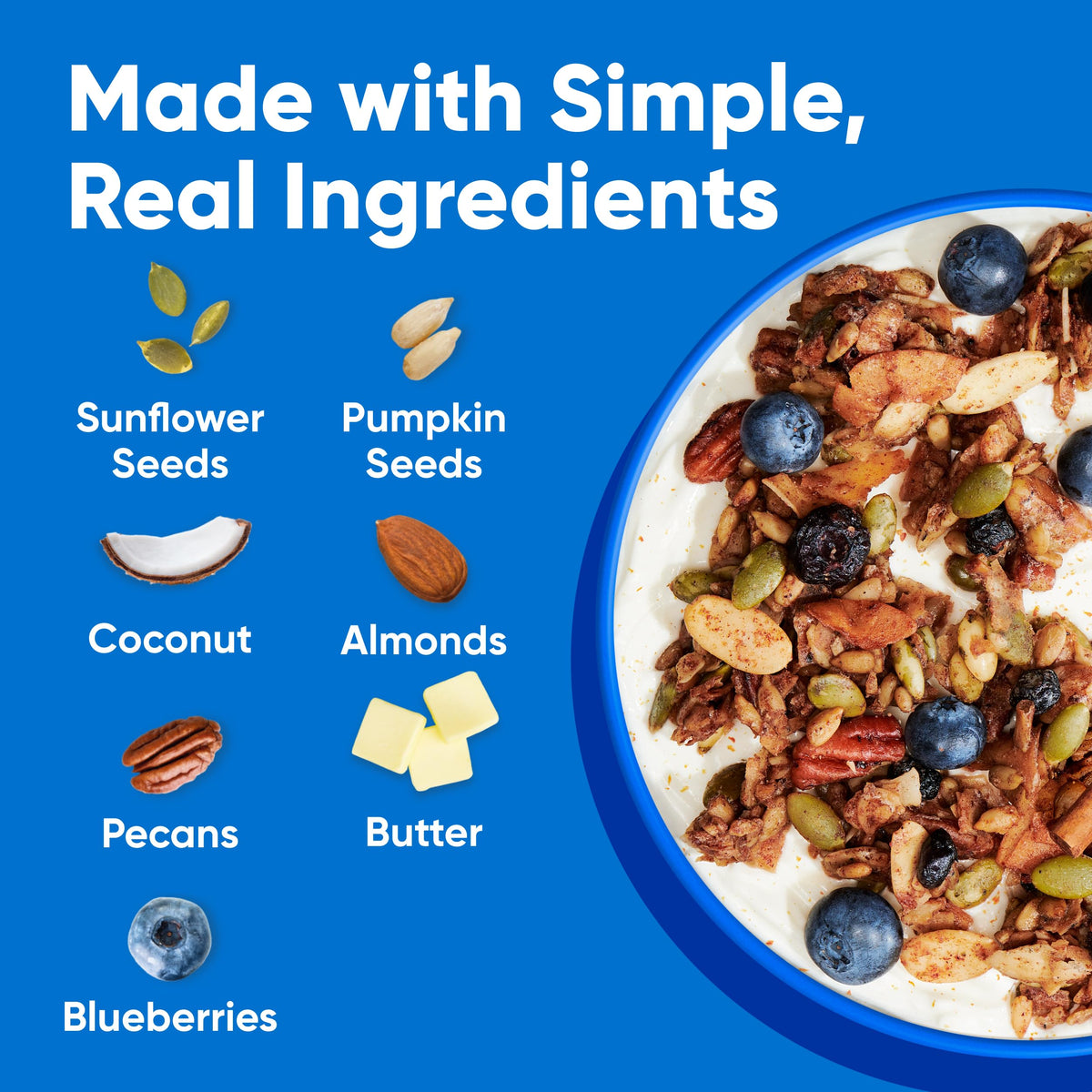 NuTrail Granola packaging front showing gluten-free and keto credentials