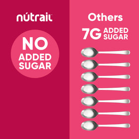 NuTrail vanilla strawberry granola snack pack for convenient on-the-go feeding.