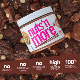 Spread on fruit: Nuts 'N More Cocoa Hazelnut Butter Spread as a low-sugar treat