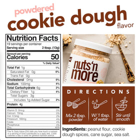 Nuts 'N More Peanut Powder enhances baking for muffins and pancakes.