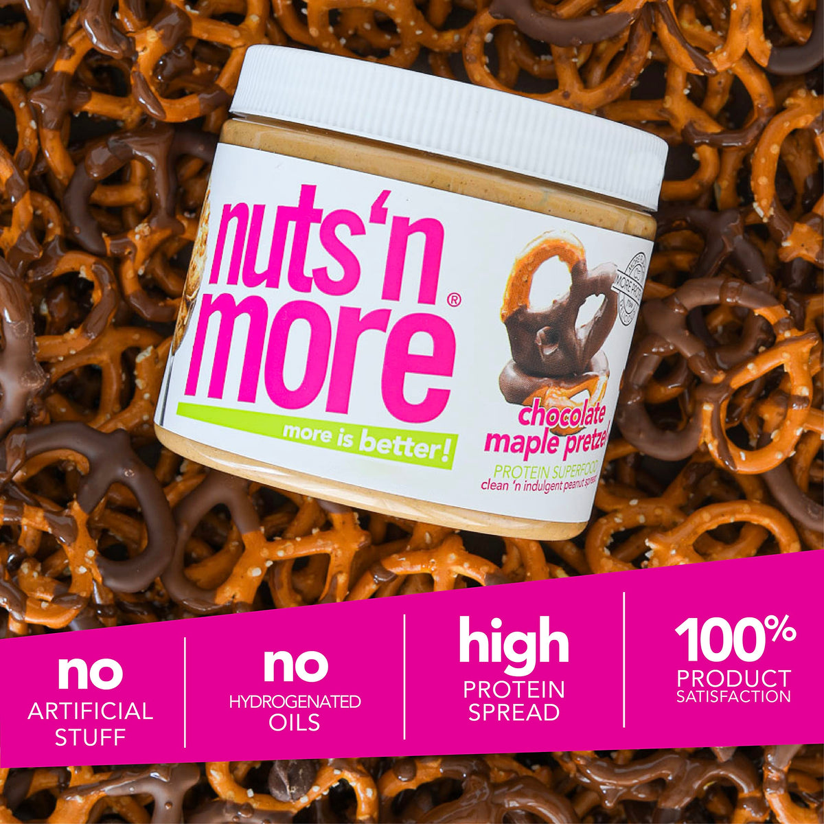 Nuts N More flax protein boost highlighting omega-3 and fiber