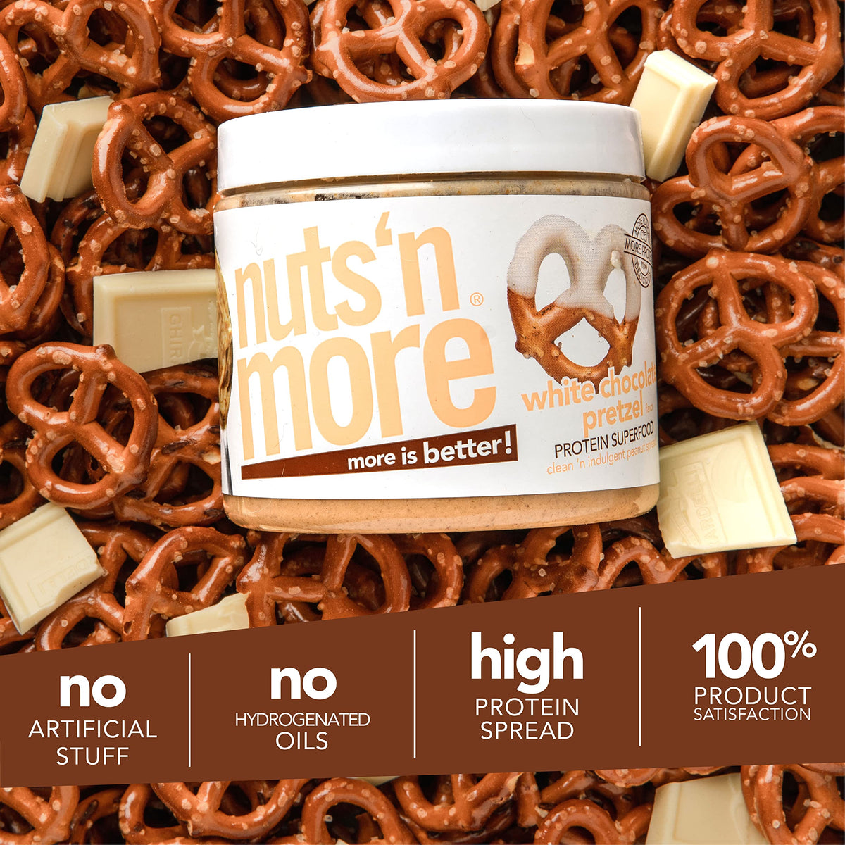 Nuts N More with fruit dip provides a sweet, crunchy dipping option.