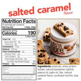 Nuts N More spread on spoon highlighting creamy texture for quick snacks.